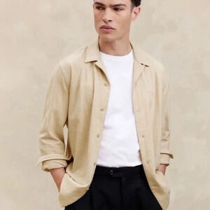 Banana Republic factory ARTISANAL TEXTURED SHIRT